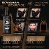 Bossman Organic Mustache & Beard Oil for Men, 2 oz  Natural Beard Moisturizer with Jojoba, Argan & Avocado Oils (Naked - Unscented) view 2