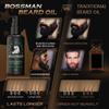 Bossman Organic Mustache & Beard Oil for Men, 2 oz  Natural Beard Moisturizer with Jojoba, Argan & Avocado Oils (Vetiver X Scent) view 2