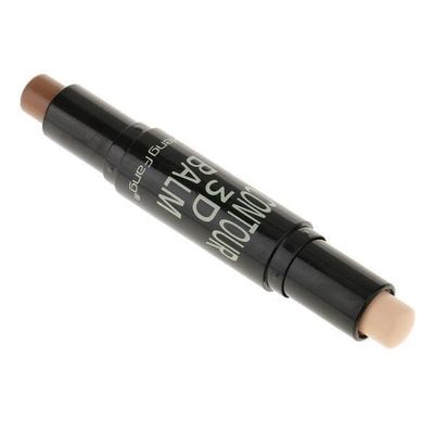 Almencla 2x3D Face Double-ended Cream Stick Contouring Highlighter Bronzer 3#, 3#, 4