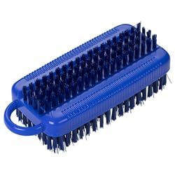 Double Nail Brush, Blue/PBT Blue, Diameter 0.35 mm, Medium / Hard