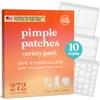 LivaClean 272 CT Pimple Patches Variety Pack Hydrocolloid Patches - Acne Patch XL, Large Pimple Dressing for Face Acne Patch XL view 1