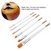 Aramox Oil Paint Set, Bright Colors, High Saturation, 12 Colors Face Body Painting Makeup Set, for Birthday, Halloween, Thanksgiving, with Ergonomic Handle (12 Colors of Oil Paint + 6 view 2