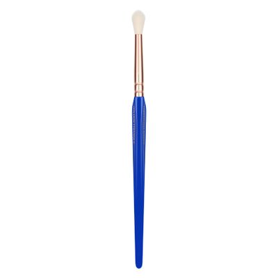 Bdellium Tools Professional Makeup Brush - Golden Triangle 753 Tiny Tapered Blender - With All-Vegan Synthetic Fibers, For Crafting Detailed Eye Looks (Blue, 1pc)