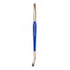 Bdellium Tools Professional Makeup Brush - Golden Triangle 727 Double-Ended Bent Lash Fan/Flat Definer - With All-Vegan Synthetic Fibers, For Clean, Clump-free Mascara Application (Blue, 1pc) view 4