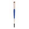 Bdellium Tools Professional Makeup Brush - Golden Triangle 736 Double-ended Angled Definer/Spoolie - With All-Vegan Synthetic Fibers, For Polished, Well-groomed Lashes and Brows (Blue, 1pc) view 1