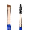 Bdellium Tools Professional Makeup Brush - Golden Triangle 736 Double-ended Angled Definer/Spoolie - With All-Vegan Synthetic Fibers, For Polished, Well-groomed Lashes and Brows (Blue, 1pc) view 2