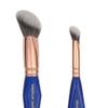 Bdellium Tools Professional Makeup Brush - Golden Triangle 969 Double-ended BDHD Phase II/Phase III - With All-Vegan Synthetic Fibers, For Versatile Application and Blending (Blue, 1pc) view 2