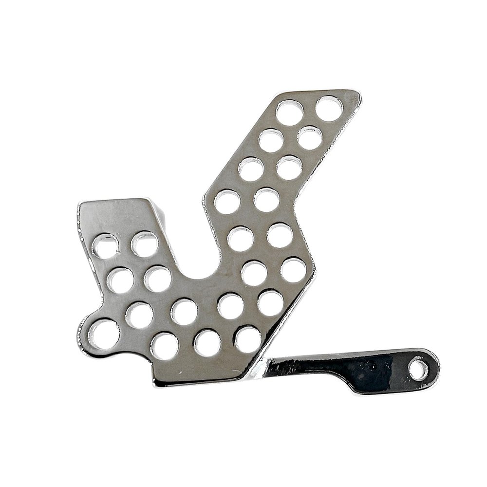 1PC Chrome Plated 1018 Low Carbon Steel Iron Tattoo Machine Frame with Brass Binding Post US 8-32 Thread Fit 1.25INCH Coil FIEP-11