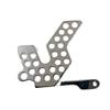 1PC Chrome Plated 1018 Low Carbon Steel Iron Tattoo Machine Frame with Brass Binding Post US 8-32 Thread Fit 1.25INCH Coil FIEP-11 view 1