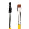 Bdellium Tools Professional Makeup Brush - Studio Series 724 Double-ended Flat Definer/Spoolie - With All-Vegan Synthetic Fibers, For Grooming and Defining Lashes and Brows (Yellow, 1pc) view 2