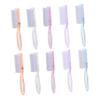 Mikinona 10pcs Fingernail Cleaning Brushes Handle Non-skid Grip Nail Scrub Brush Soft Bristles for Gentle Cleaning for Hands Feet and Nail view 1