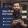 Mustache Wax - Medium Hold - Bay Rum Scent - One Ounce Tin view 4