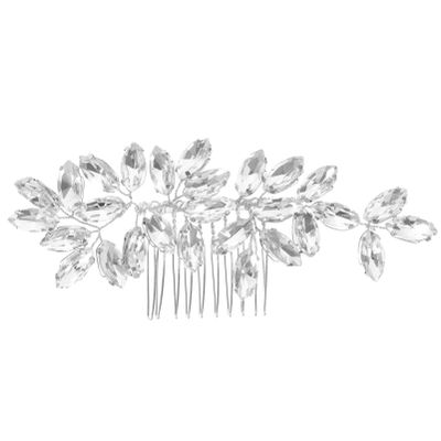 Baluue Wedding Rhinestone Hair Comb for Brides Sparkly Decorative Hair Accessory for Weddings Parties and Special Occasions