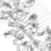 Baluue Wedding Rhinestone Hair Comb for Brides Sparkly Decorative Hair Accessory for Weddings Parties and Special Occasions view 2
