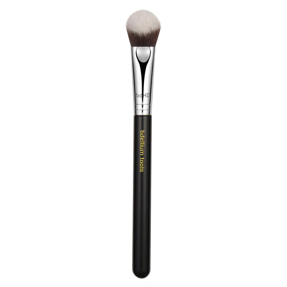 Bdellium Tools Professional Makeup Brush - Maestro Series 963 BDHD Phase II xs - With All-Vegan Synthetic Fibers, For Precision Blending, Highlighting, Contouring, and Softening (Black, 1pc)