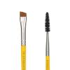 Bdellium Tools Professional Makeup Brush - Studio Series 736 Double-ended Angled Definer/Spoolie - With All-Vegan Synthetic Fibers, For Polished, Well-groomed Lashes and Brows (Yellow, 1pc) view 2