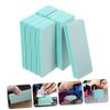 Anneome 10pcs Double-sided Nail Buffer Blocks Green White Sanding Sponge for Polishing Lightweight Reusable Nail File for Gentle Refinement and Heavy Buffing view 3