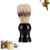 NOLITOY Beard Cleaning Brush for Men Portable Bristle Whisker Brush Soft Gentle Pig Bristle for Grooming Styling Facial Hair Bearded Men view 2