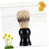 NOLITOY Beard Cleaning Brush for Men Portable Bristle Whisker Brush Soft Gentle Pig Bristle for Grooming Styling Facial Hair Bearded Men view 3