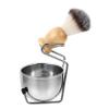 NOLITOY Unisex Shaving Kit Mustache Shaving Set Brush Bowl and Stand for Men Grooming Hair Brush Men view 1