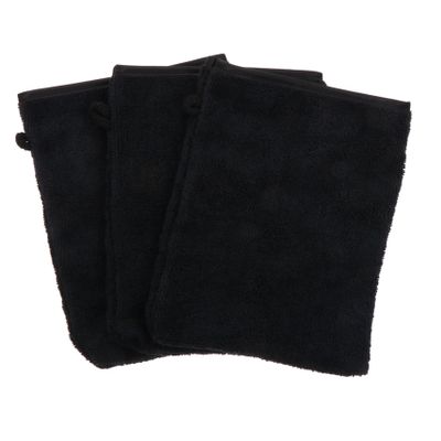 Baluue 3pcs Makeup Gloves Facial Cleaning Mitts for Skin Care Reusable and Washable for Daily Use Shower and Makeup Removal