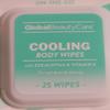 GlobalBeautyCare Cooling Body Wipes with Eucalyptus & Vitamin E, 25 Wipes view 1