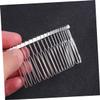Baluue 20pcs Insertion Hair Combs Minimalist Headdress for Weddings Parties Everyday Wear Silver Teeth Hair Accessories for Women view 2