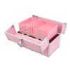 Baluue Handheld Cosmetics Box Durable Makeup Train Case Organizer for Travel Chic with Shoulder Strap Capacity for Beauty Essentials view 1