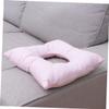 Baluue 2pcs Face down Spa Pillow Neck Head Pillow for Travel Body Relaxation Cut-out Cotton Material view 2