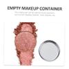BIUDECO 30pcs Empty Round Metal Pans for Diy Cosmetics Versatile Makeup Accessory for Eyeshadow Blusher Highlighter Lightweight and Portable Aluminum Containers view 4