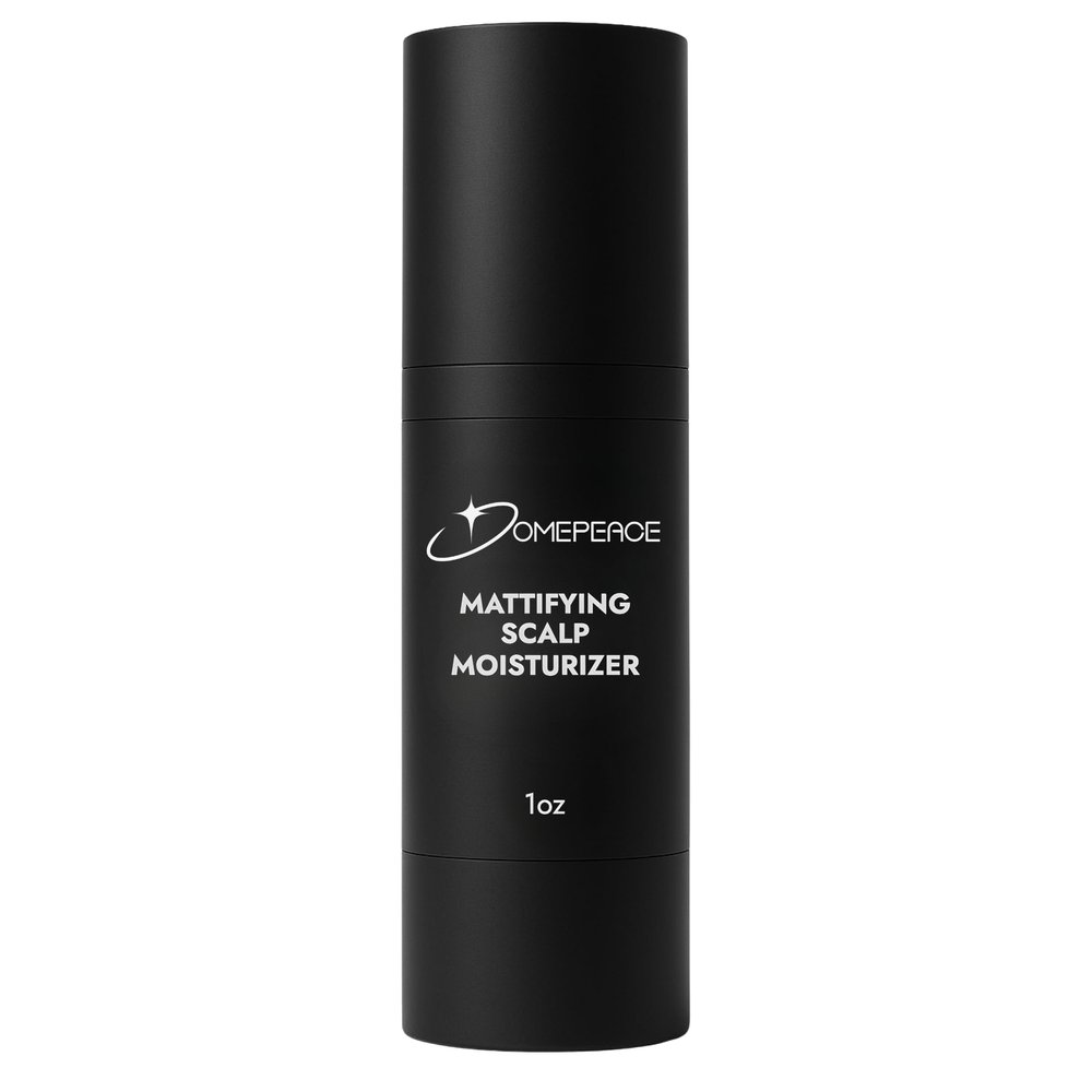 Domepeace Matte Bald Head Moisturizer for Men  Hydrating, Fast-Absorbing Scalp Lotion for Daily Use & Post-Shave Care  1 oz