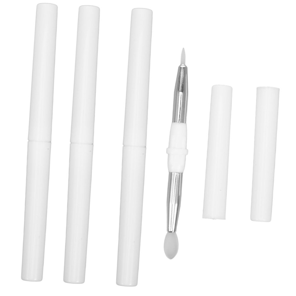FRCOLOR 4pcs Silicone Lip Brush Lipstick Applicator Makeup Tools Lip Gloss Lipstick Brush