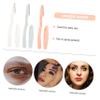 NOLITOY 6pcs Portable Eyebrow Shaper Razor Precision Trimmer for Eyebrows Facial Hair and Bikini Area Design for Safe Storage Grooming Tool for Women view 3