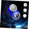 NULYLU Rechargeable Mini Electric Shaver for Men Portable Cordless Razor Gradient Blue with High-definition Display Ergonomic Design for Home Travel and Business Use view 2