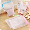 Baluue Net Soap Exfoliating Face Wash Handmade Soap Pouch Drawstring Round Buckle view 2