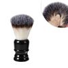 NOLITOY 1pc Portable Beard Brush Resin Handle and Soft Nylon Bristles Simple Grooming Tool for Men for Travel and Daily Use view 2