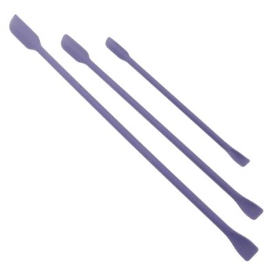 FOMIYES 3pcs Mini Silicone Makeup Spatula Small Beauty Tools for Cosmetics Skincare