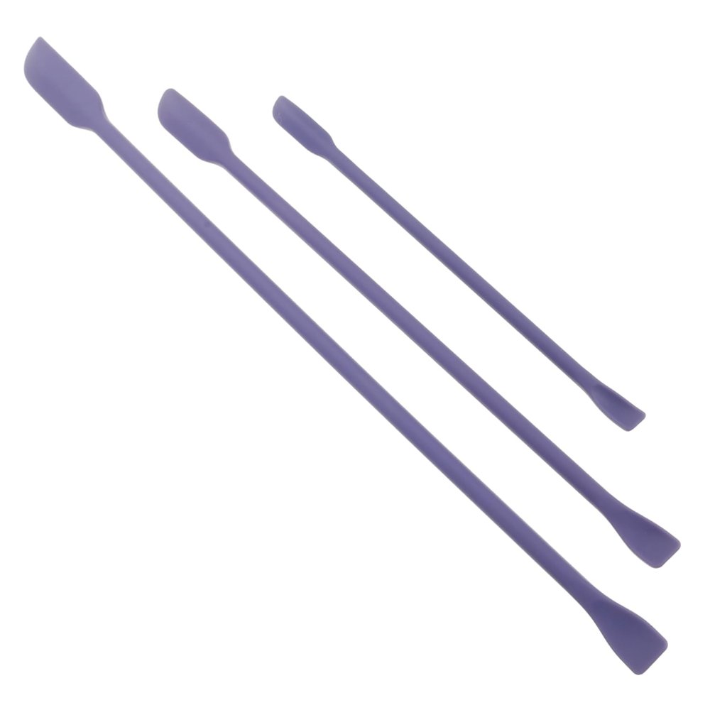 FOMIYES 3pcs Mini Silicone Makeup Spatula Small Beauty Tools for Cosmetics Skincare