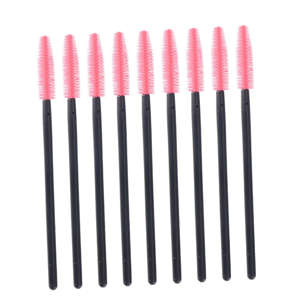 Outanaya 100pcs Silicone Makeup Brush Lash Curler Eyebrow Comb Eyelash Disposable Wands