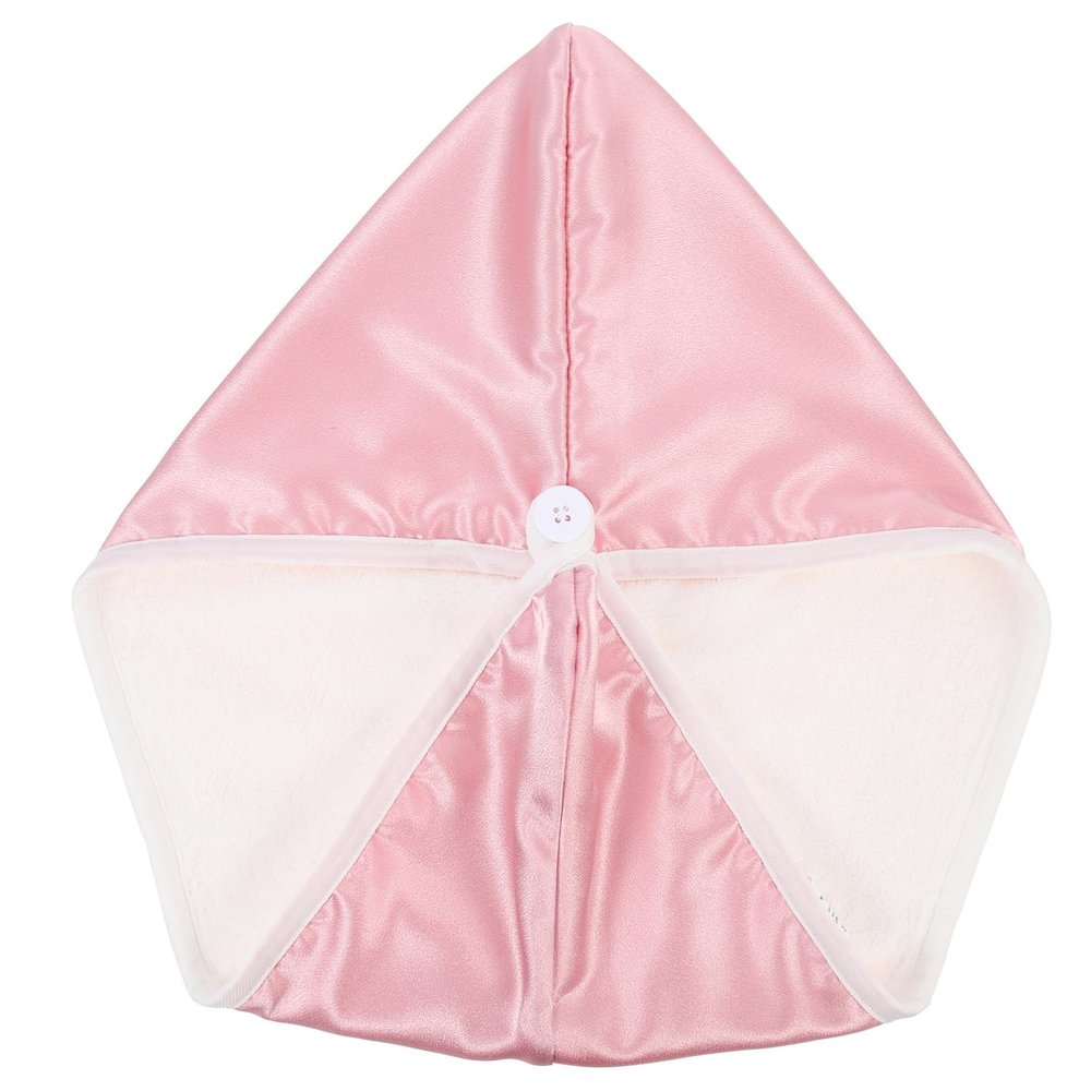 Baluue Coral Fleece Hair Towel for Quick Drying Soft Absorbent Hair Turban After Shower Lightweight Compact Design