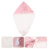 Baluue Coral Fleece Hair Towel for Quick Drying Soft Absorbent Hair Turban After Shower Lightweight Compact Design view 2