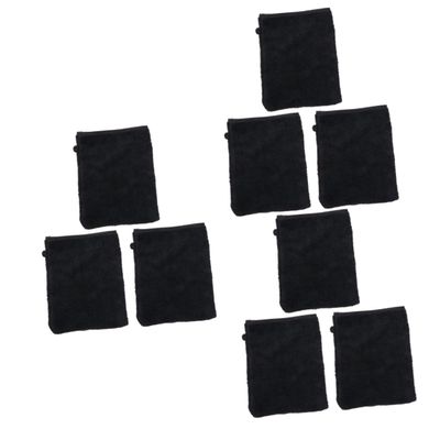 Baluue 9pcs Facial Cleaning Gloves Soft Absorbent Makeup Removal Mitts for Care Lightweight and Breathable Shower Accessories
