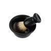 NOLITOY Nylon Shaving Tools Set Shaving Brush Acrylic Stand and Sleek Soap Bowl for Men Grooming Needs -resistant and Easy to Organize view 3