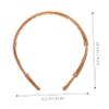 Outanaya 2pcs Retractable Hair Band Folding Design Non-headband for Women Girls Hair Accessories for Braids Daily Wear view 2