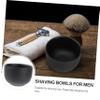 NOLITOY Men's Shaving Soap Bowl Double Layer Sturdy Stainless Steel Shaving Cream Bowl for Barber Shops view 4