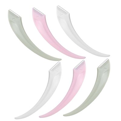 FRCOLOR 6pcs Facial Razor for Women Eyebrow Shaver Face Razor for Men Stainless Steel for Women to Use