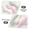 FRCOLOR 6pcs Facial Razor for Women Eyebrow Shaver Face Razor for Men Stainless Steel for Women to Use view 4