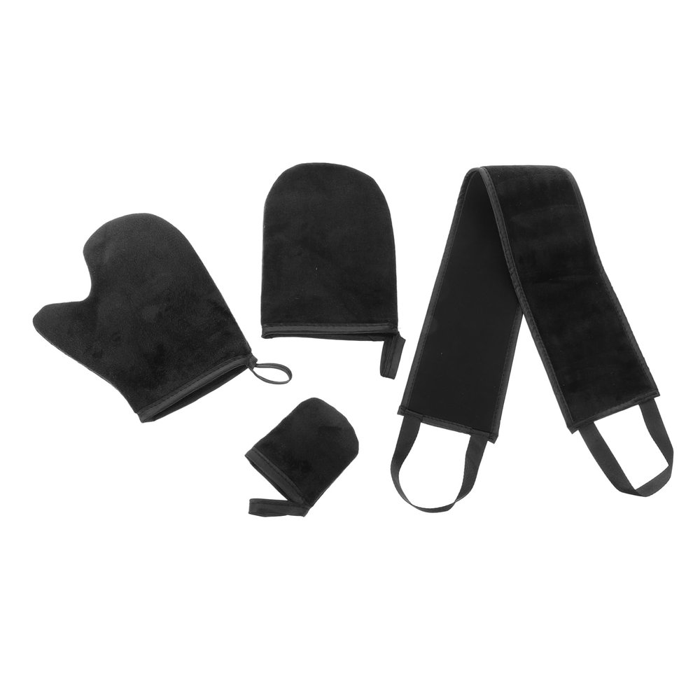 IWOWHERO Tanning Glove Mitt Set Sunless Tanning Glove Lotion Back Applicator Soft Material