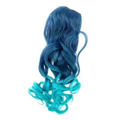 FRCOLOR Synthetic Gradient Wig for Women Long Curly Wavy Hair Piece for Party and Daily Use