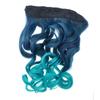 FRCOLOR Synthetic Gradient Wig for Women Long Curly Wavy Hair Piece for Party and Daily Use view 3
